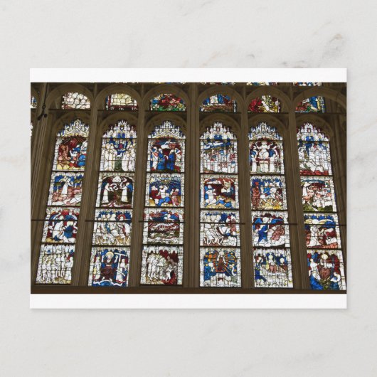 York Minster 素晴らし East Window. ポストカード (正面)
