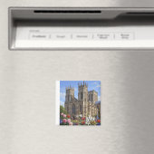 York Minster England Flowers マグネット (インサイチュ (食洗機))