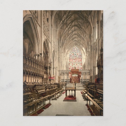 York Minster、York、Yorkshire、England ポストカード (正面)