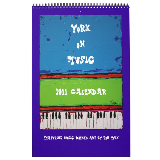 York on Music, 2011カレンダー カレンダー (カバー)