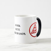 York Rite Masonic Logo  モーフィングマグカップ (正面右)