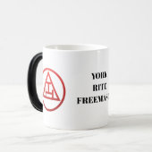 York Rite Masonic Logo  モーフィングマグカップ (正面左)