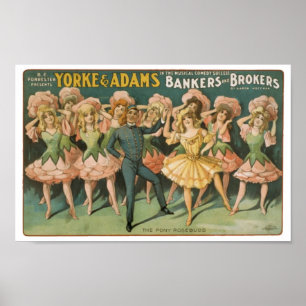 Yorke & Adams Bakers and Brokers The Pony Rosebuds ポスター