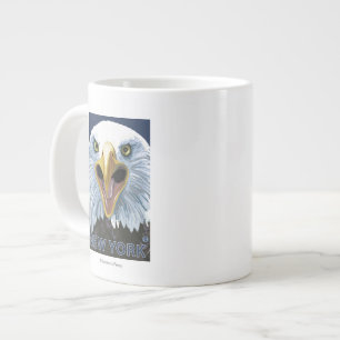 YorkEagleの新しい終わり ジャンボコーヒーマグカップ