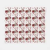 Yorkie  フリースブランケット (正面(横))