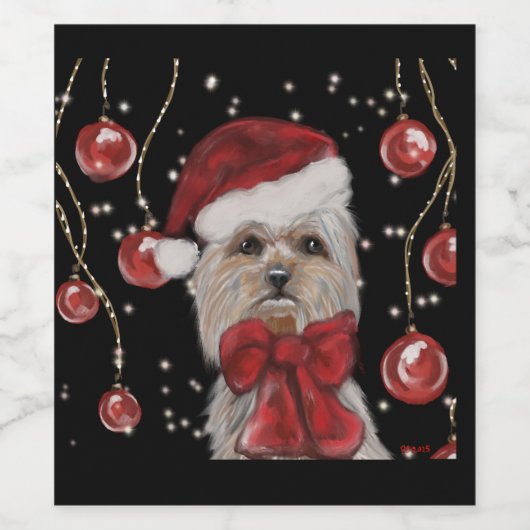 Yorkie ワインラベル (シングルラベル)