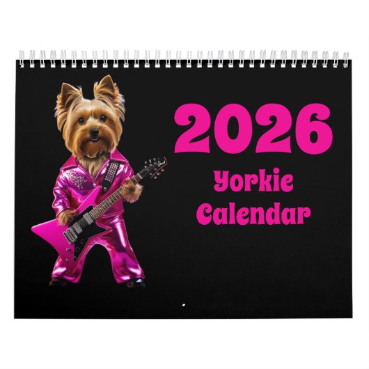 Yorkie Calendar カレンダー (カバー)