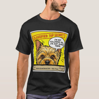 Yorkie Im not Following You  Tシャツ