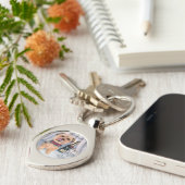 Yorkie Keychain キーホルダー (側面)