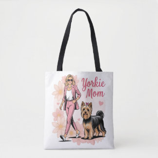 Yorkie Mom Tote Bag トートバッグ