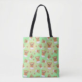 Yorkie pattern トートバッグ (正面)