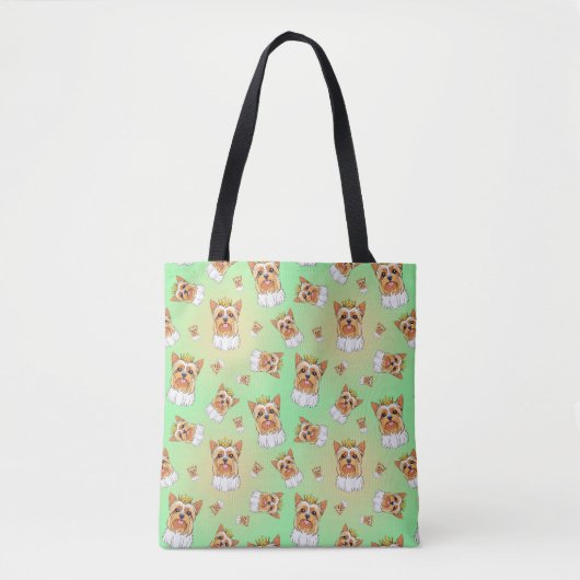 Yorkie pattern トートバッグ (正面)