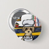 Yorkie Poo 缶バッジ (正面&裏面)