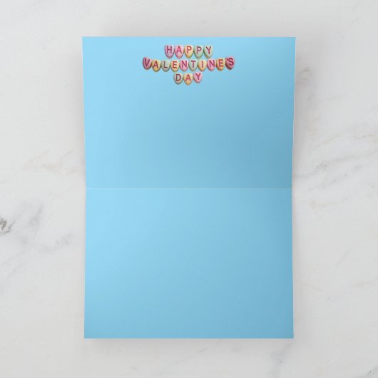 Yorkie Valentine Card シーズンカード (内部)