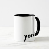 Yorkie Yorkshire Terrier Simple Dog Lover & Owner マグカップ (正面右)