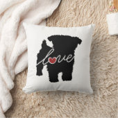 Yorkiepoo (ヨークシャーテリア/プードル)愛 クッション (ブランケット)