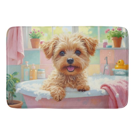 Yorkipoo Bath Decor バスマット (正面)