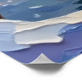 Yorkipoo Christmas Boat Holiday ポスター (角)