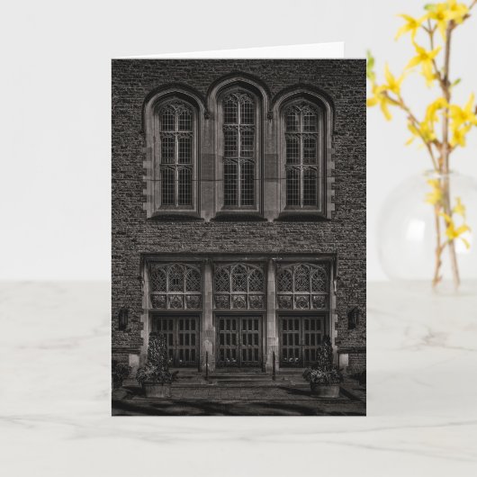 Yorkminster Park Baptist Church No 1 カード (黄色い花)