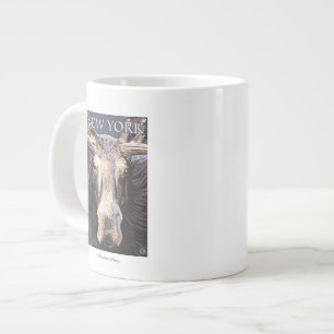YorkMooseの新しい終わり ジャンボコーヒーマグカップ