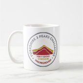Yorkshire 3 Peaks Challenge Hiking Route コーヒーマグカップ (左)
