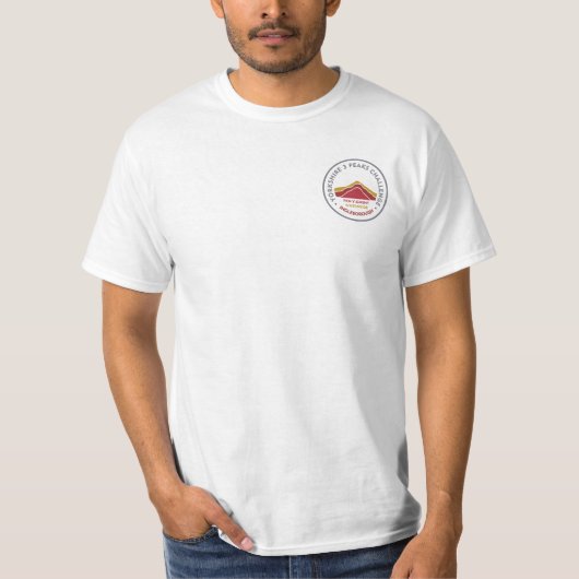 Yorkshire 3 Peaks Challenge Hiking Route Tシャツ (正面)