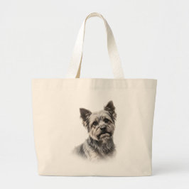 Yorkshire Art Tote Bag – Elegant Canvas Bag ラージトートバッグ