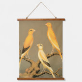 Yorkshire  canaries 吊り下げ型タペストリー (正面)
