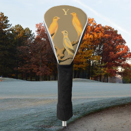  Yorkshire  canary birds - ゴルフヘッドカバー