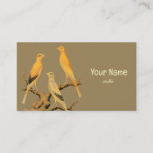 Yorkshire Canary Vintage 名刺 (正面)