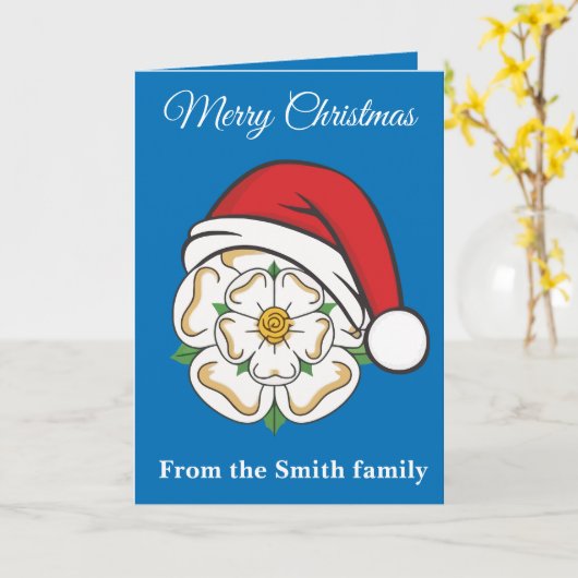 Yorkshire Christmas カード (黄色い花)