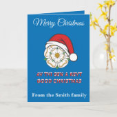 Yorkshire Christmas Av Thi Sen A Reyt Good Christm カード (黄色い花)