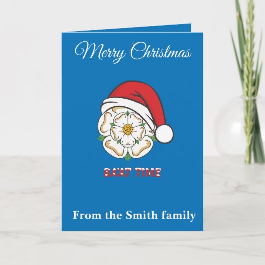 Yorkshire Christmas Baat Time カード (正面)