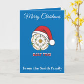 Yorkshire Christmas Baat Time カード (黄色い花)