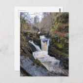Yorkshire Dales, Ingleton - Pecca滝 ポストカード (正面/裏面)