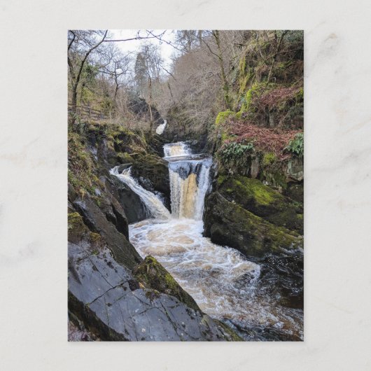 Yorkshire Dales, Ingleton - Pecca滝 ポストカード (正面)