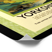 Yorkshire Dales Travel Poster ポスター (角)
