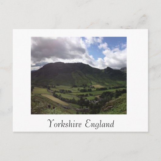 Yorkshire Englandというタイトルのはがき ポストカード (正面)