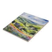 "Yorkshire Meadowsong"ランドスケープYorkshire Dales タイル (側面)