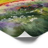 "Yorkshire Meadowsong"ランドスケープYorkshire Dales ポスター (コーナー)