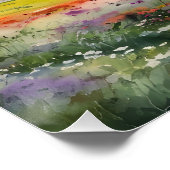 "Yorkshire Meadowsong"ランドスケープYorkshire Dales ポスター (コーナー)