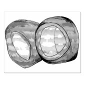 Yorkshire Pudding England UK英国食べ物ポーバー ラバースタンプ (インプリント)