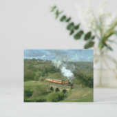Yorkshire steam at Mytholmes Viaduct, KWVR ポストカード (スタンド正面)