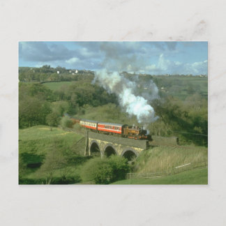 Yorkshire steam at Mytholmes Viaduct, KWVR ポストカード