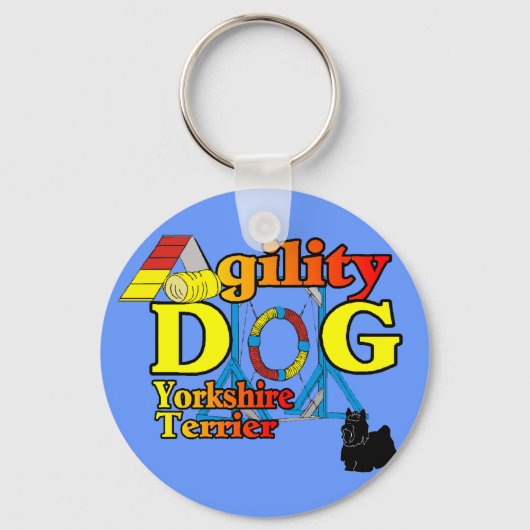 Yorkshire_Terrierアジリティ・ギフト キーホルダー (正面)