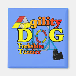 Yorkshire_Terrierアジリティ・ギフト マグネット