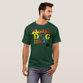 Yorkshire_Terrierアジリティ・ギフト Tシャツ (正面フル)