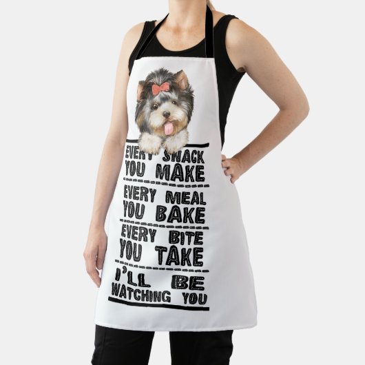 Yorkshire Terrierエプロンを作るすべてのスナック エプロン (インサイチュ)