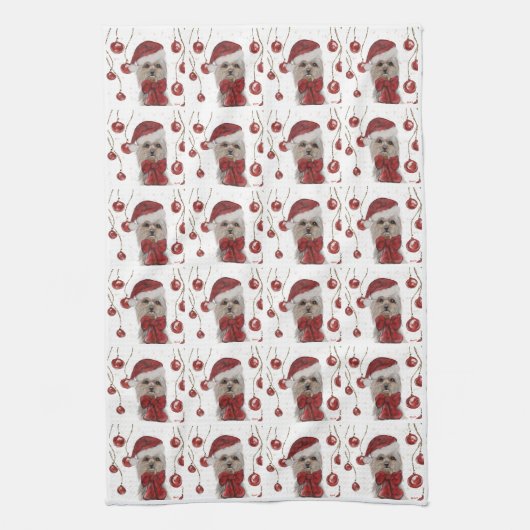 YORKSHIRE TERRIER  キッチンタオル (縦)