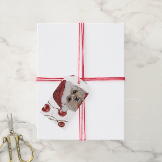 YORKSHIRE TERRIER  ギフトタグ (より糸付き)